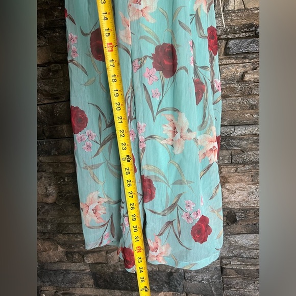 GB Girls Blue and Red Sundress with Bishop Sleeves - Picture 13 of 14